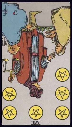 six-of-pentacles-reversed